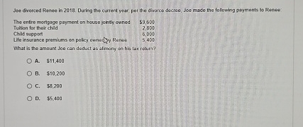 Jee diverced Renee in 2 0 1 8 . During the curent