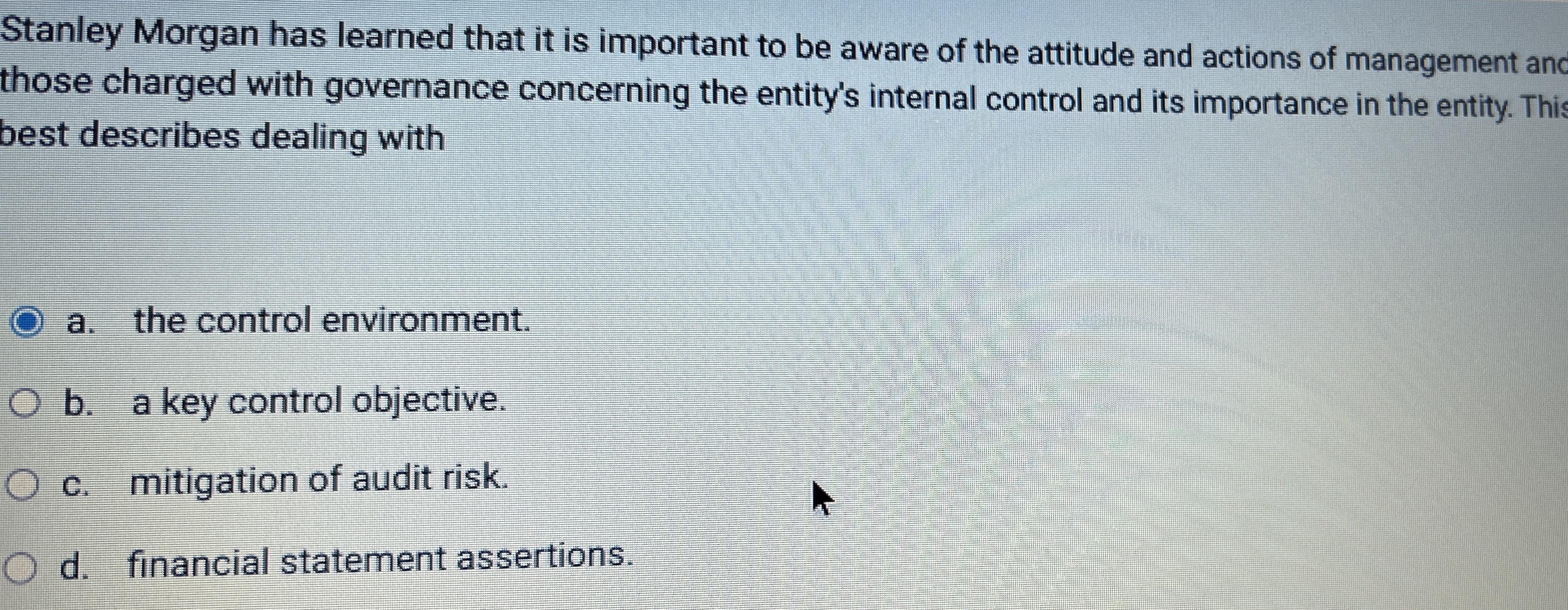 Stanley Morgan has learned that it is important