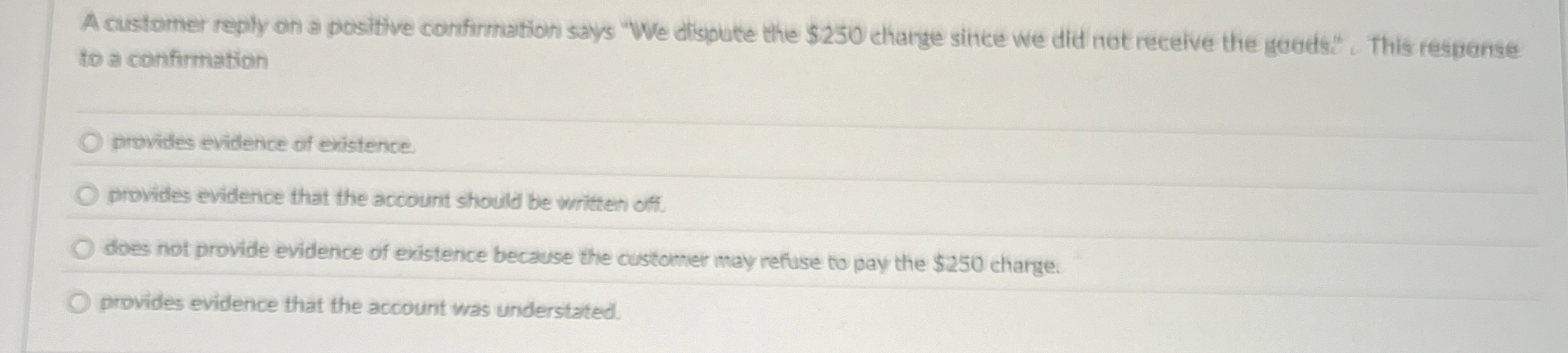 A customer reply on a positive comfinmation says