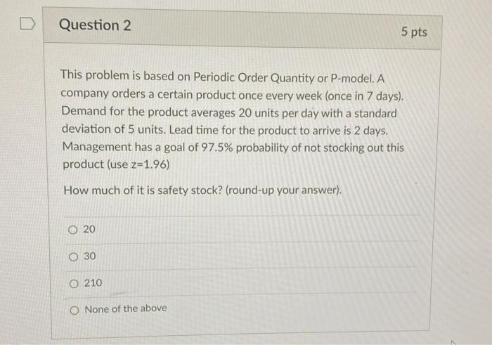 1-4 Question 1 5 pts This problem is based on