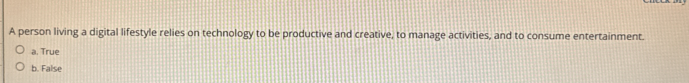 A person living a digital lifestyle relies on