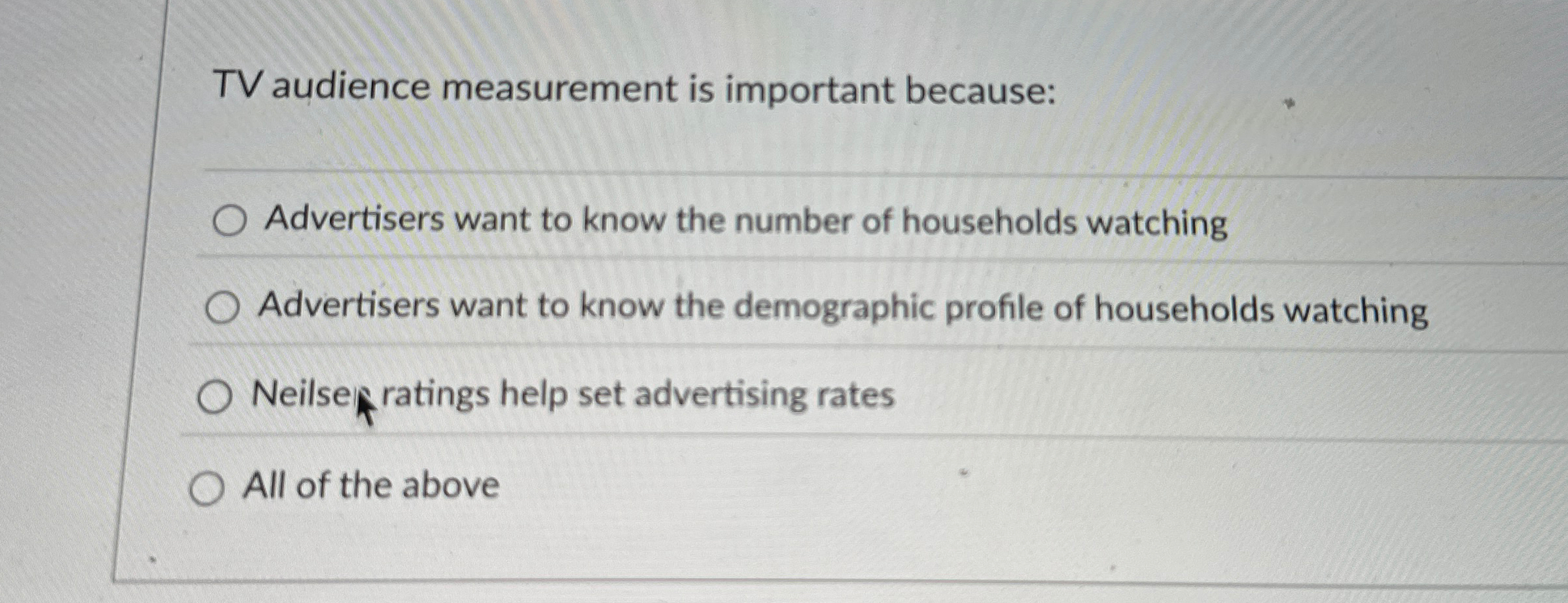 TV audience measurement is important because: