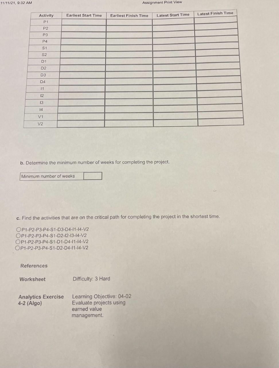 6. Award: 2.00 points Analytics Exercise 4-2