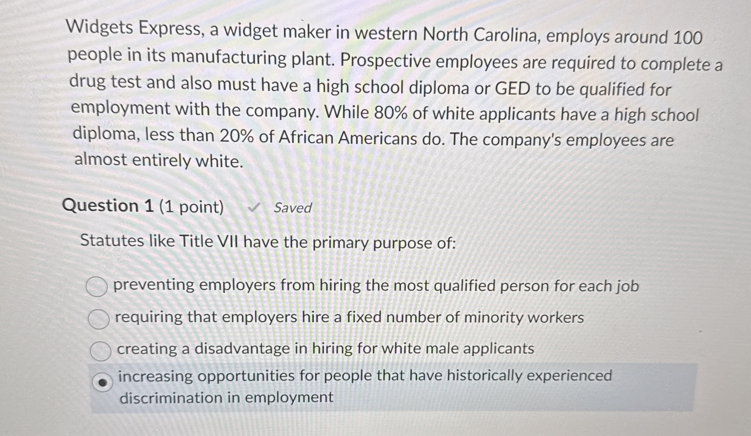 Widgets Express, a widget maker in western North