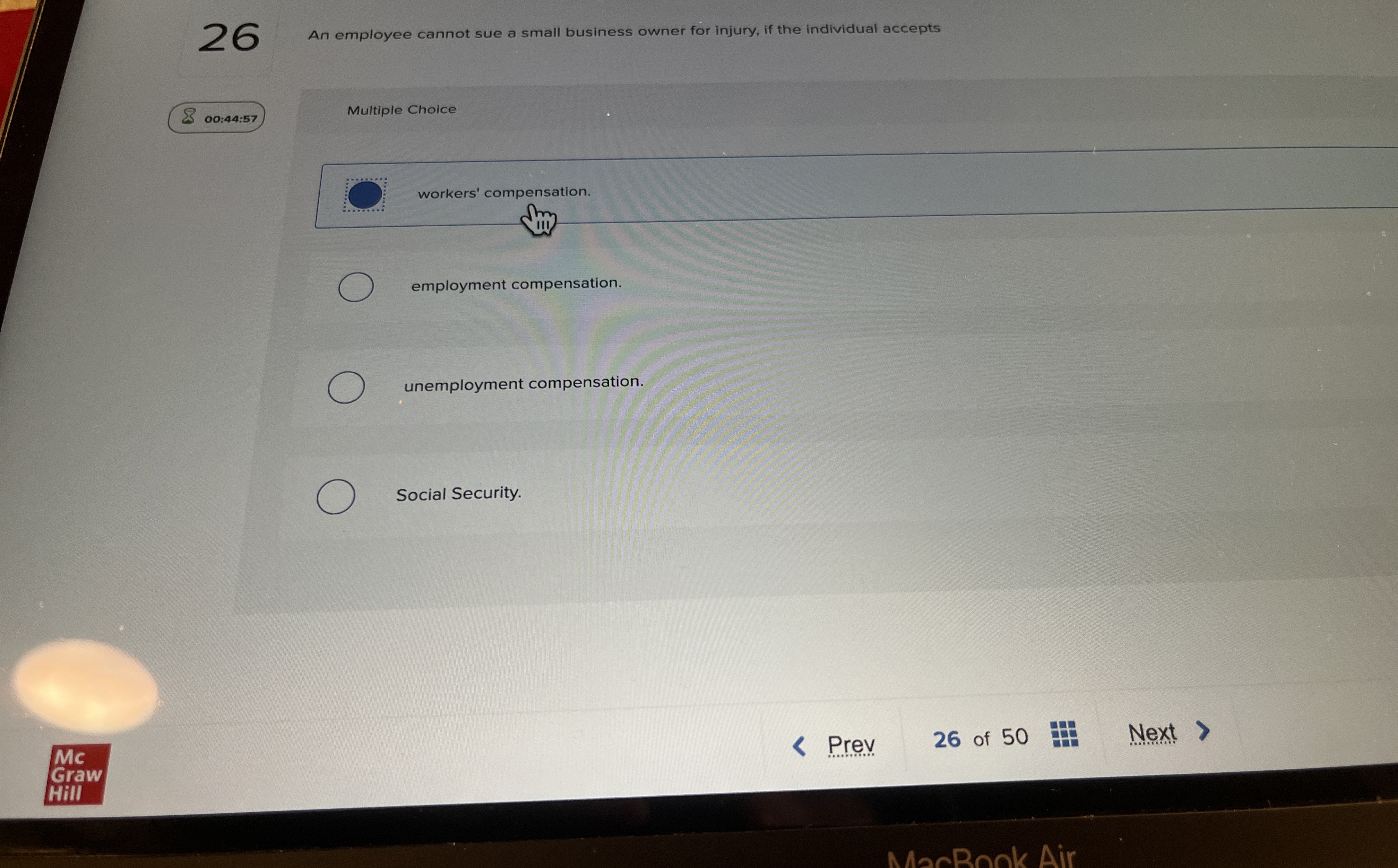 2 6 An employee cannot sue a small business owner