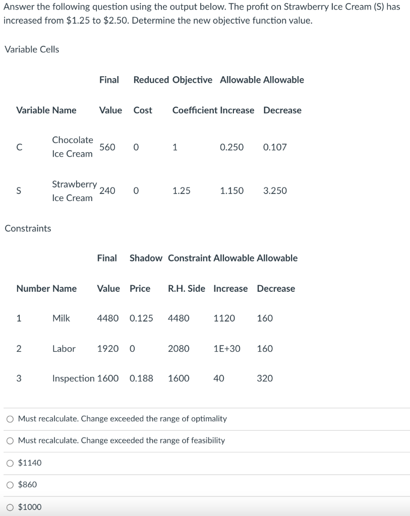 Answer the following question using the output