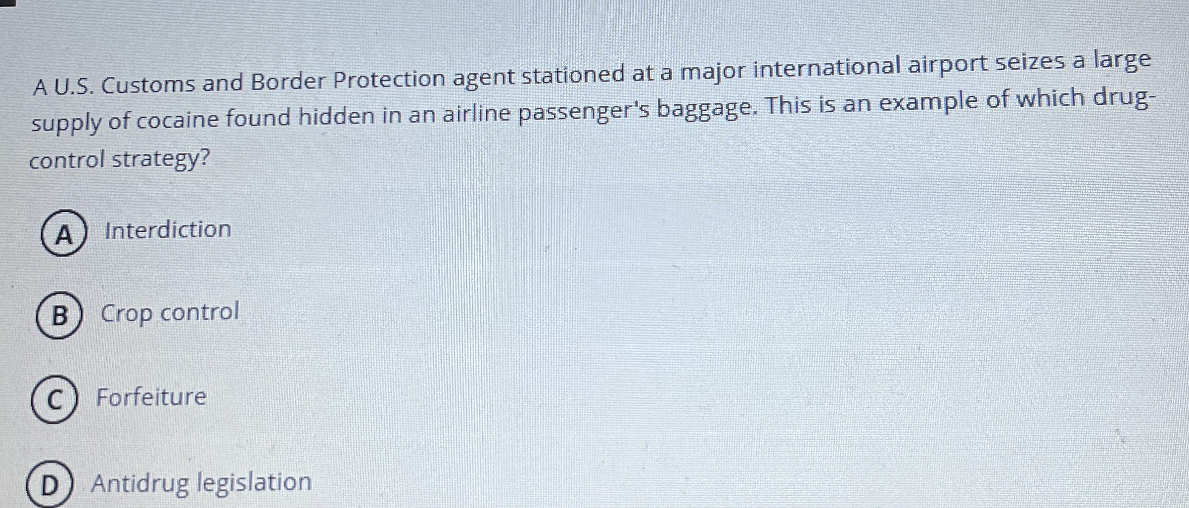 A U . S . Customs and Border Protection agent