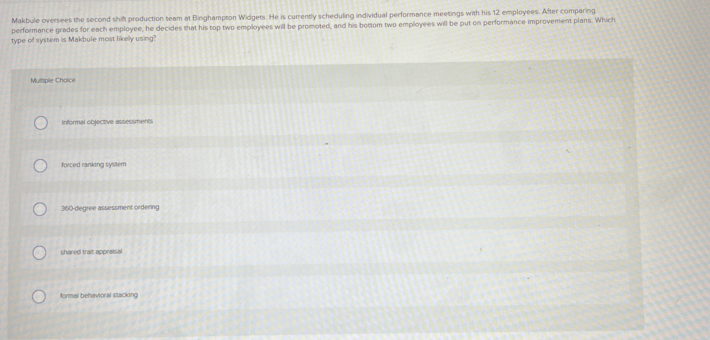 Makbule oversees the second shift production team