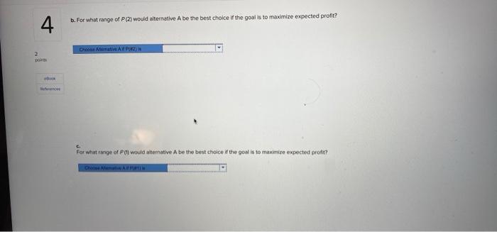 4 2 A manager has compiled estimated profits for