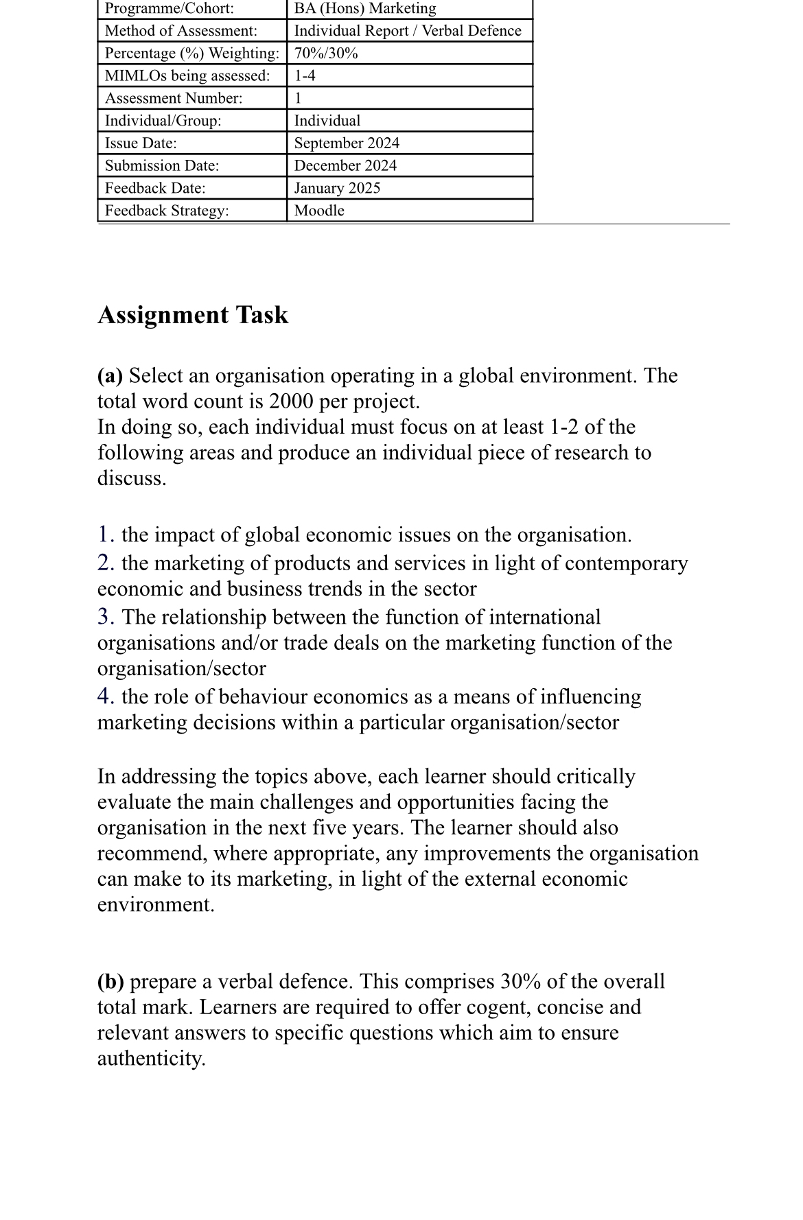 Can you answer Assignment Task With refernces for