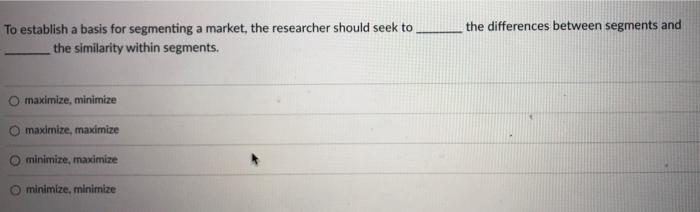 h the differences between segments and To