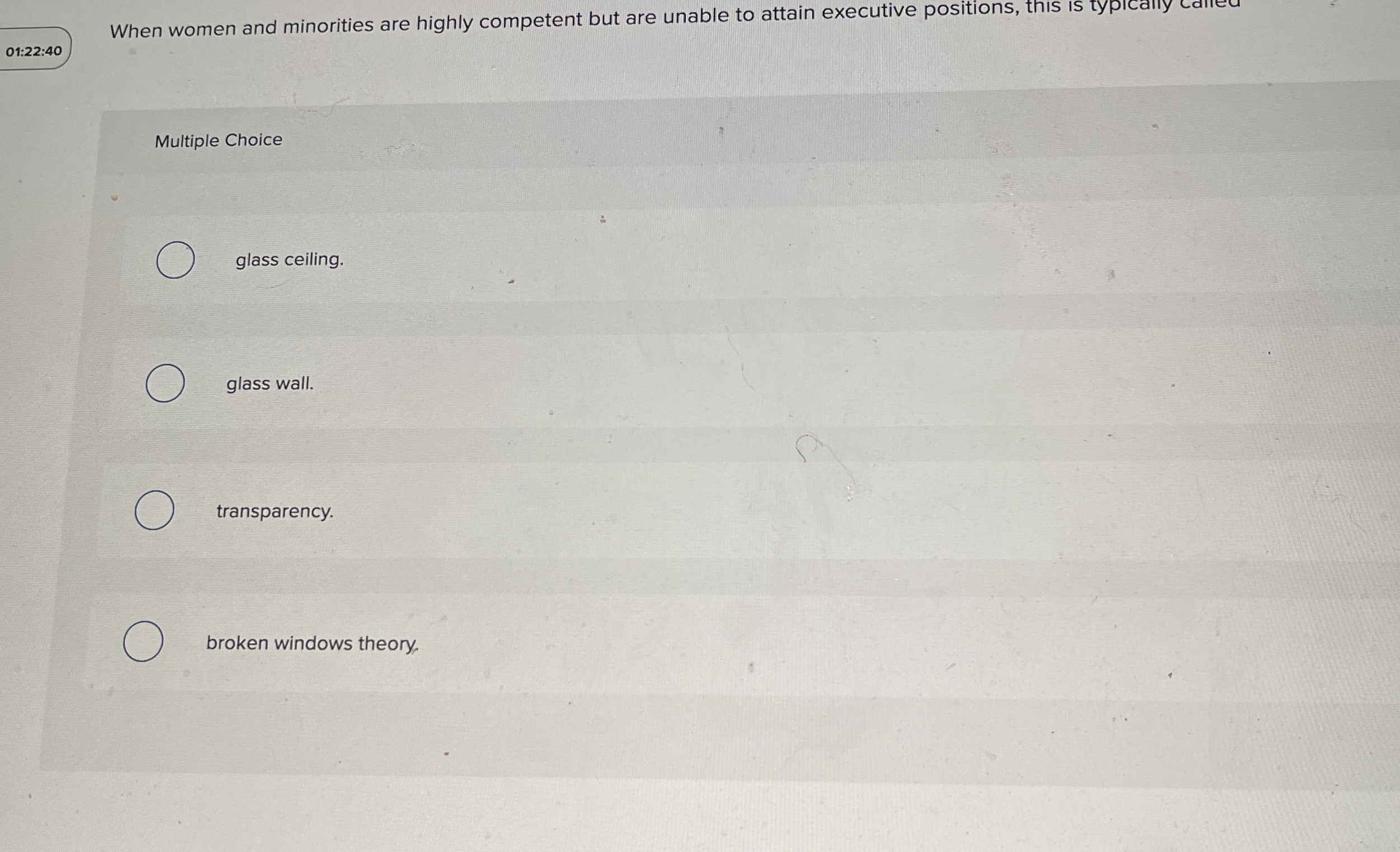 0 1 : 2 2 : 4 0 When women and minorities are