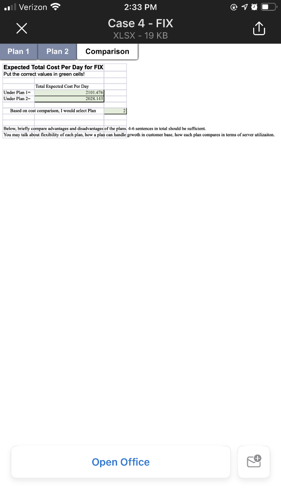 All work is done. Just looking for answer on