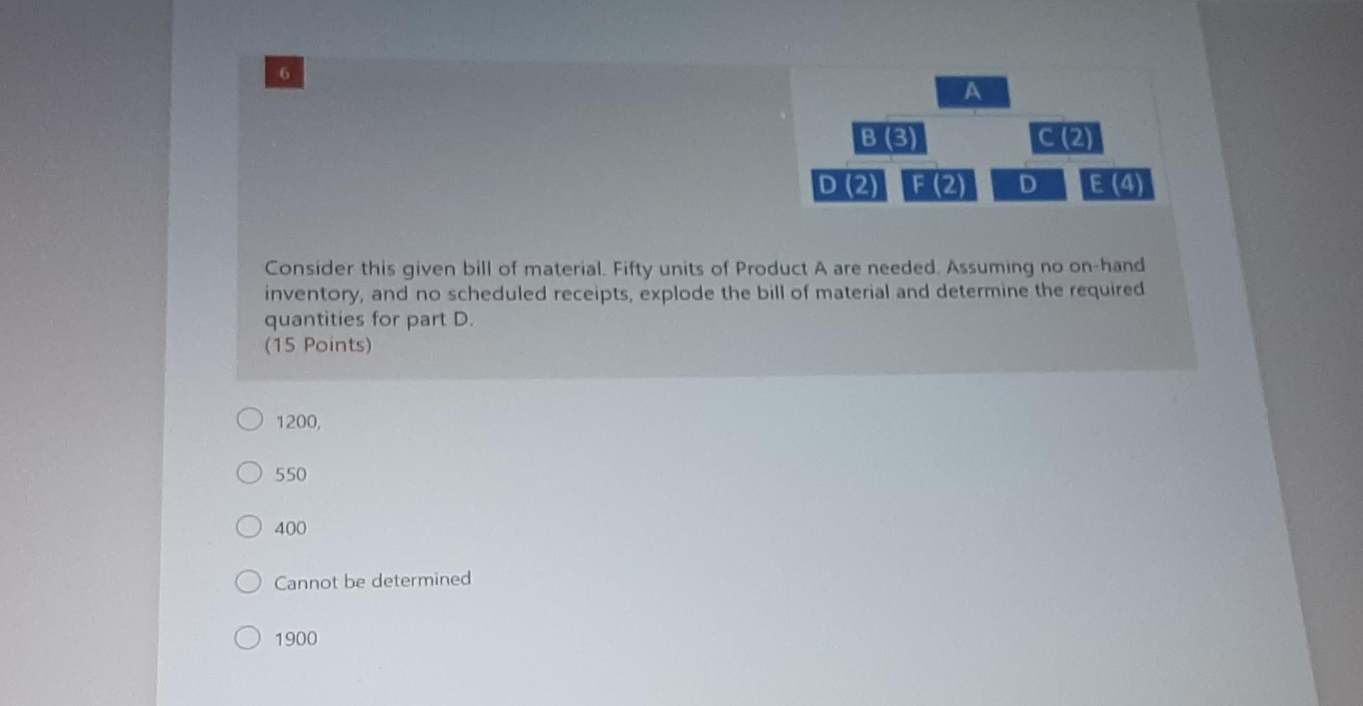 6 A B (3) C (2) E (4) D (2) F (2) Consider this