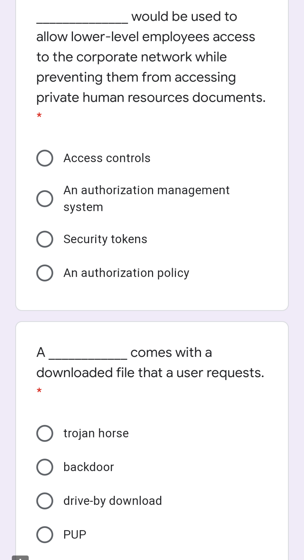 would be used to allow lower-level employees