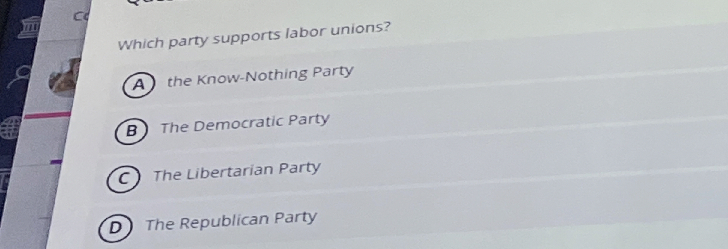 Which party supports labor unions? the Know -