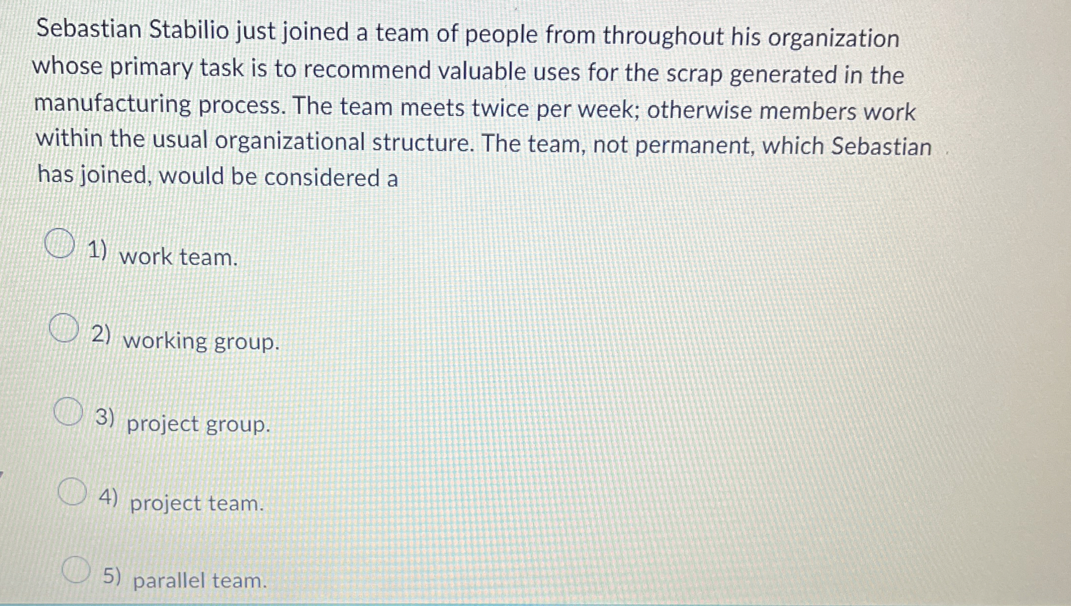 Sebastian Stabilio just joined a team of people