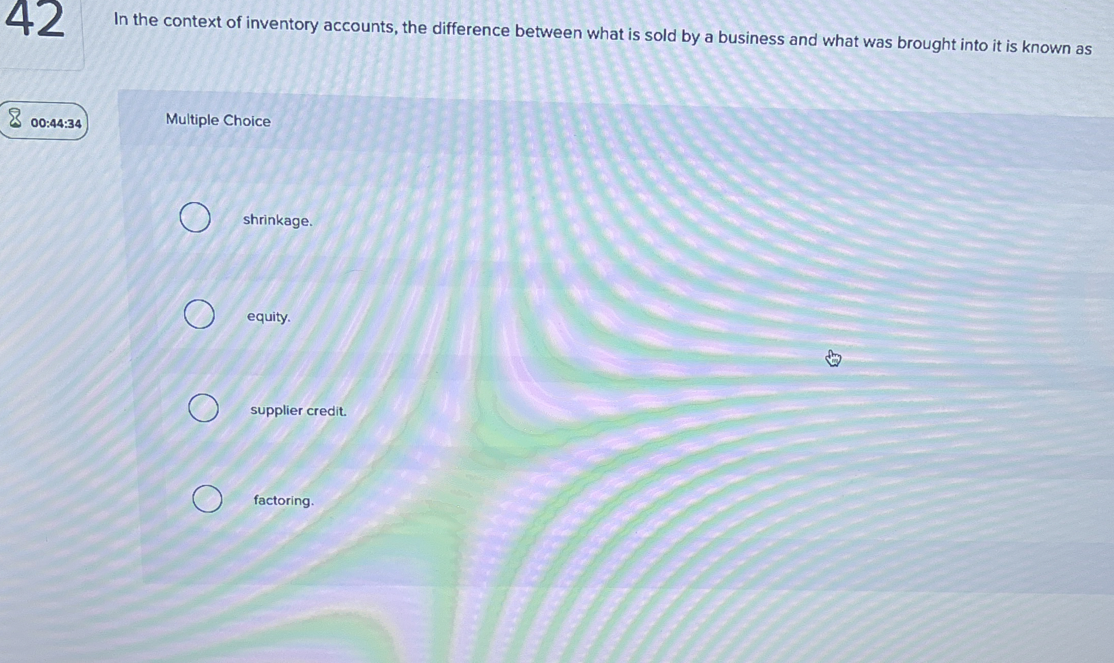 4 2 In the context of inventory accounts, the