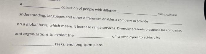 collection of people with different