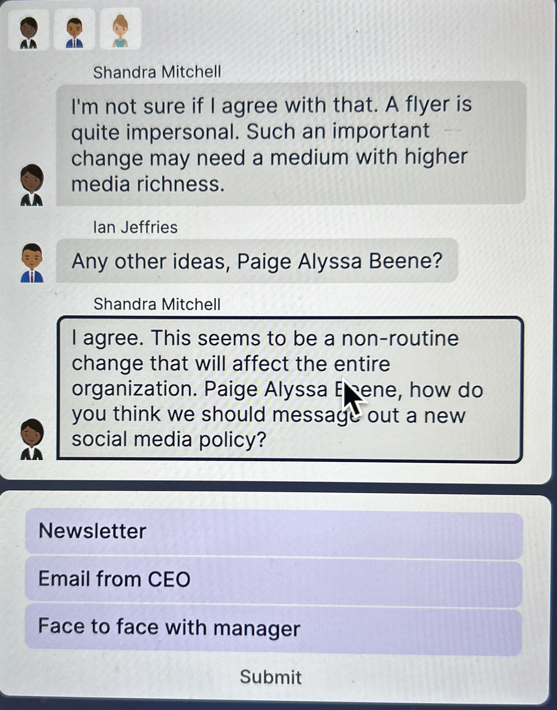 Shandra Mitchell I ' m not sure if I agree with