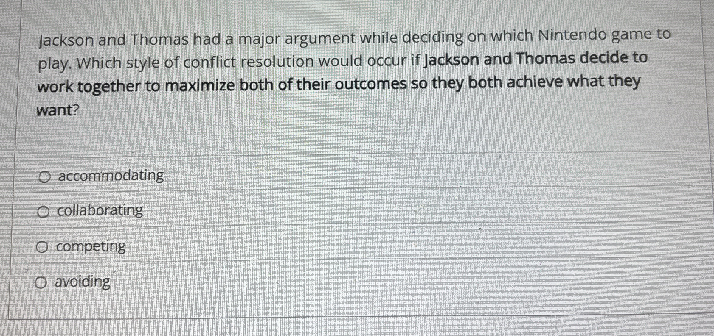 Jackson and Thomas had a major argument while
