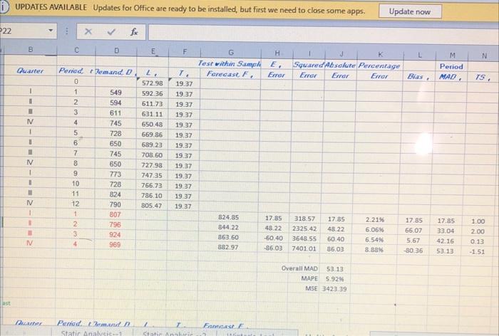 UPDATES AVAILABLE Updates for Office are ready to