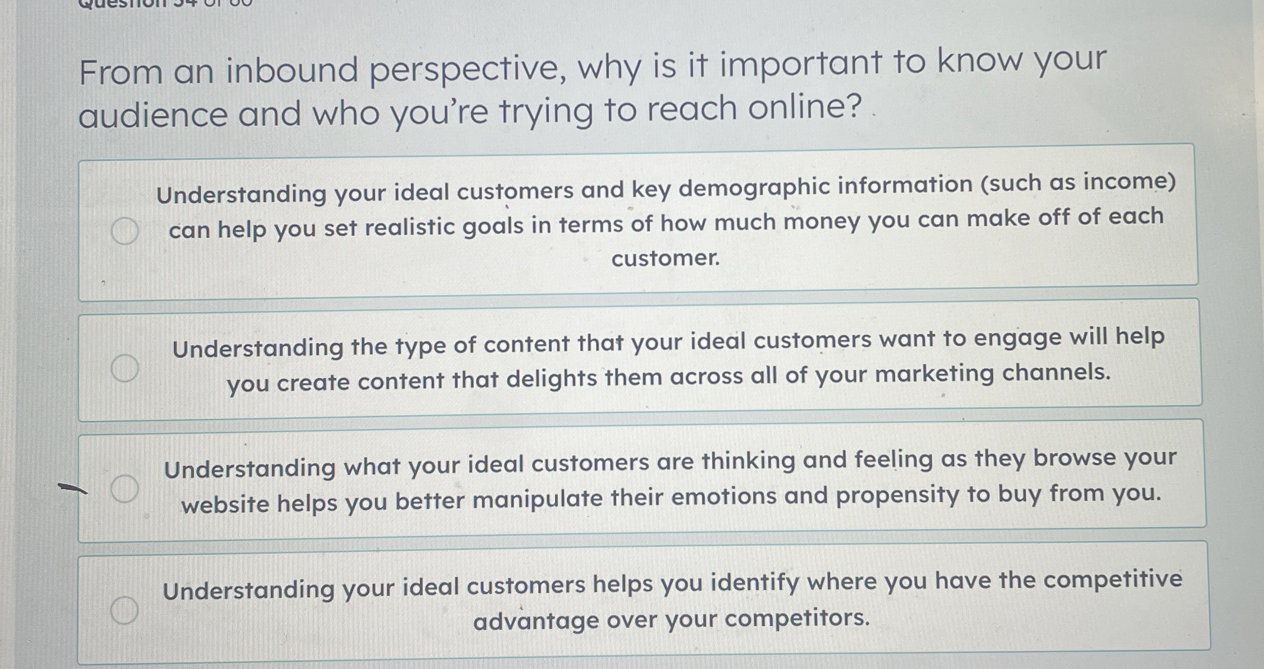 From an inbound perspective, why is it important