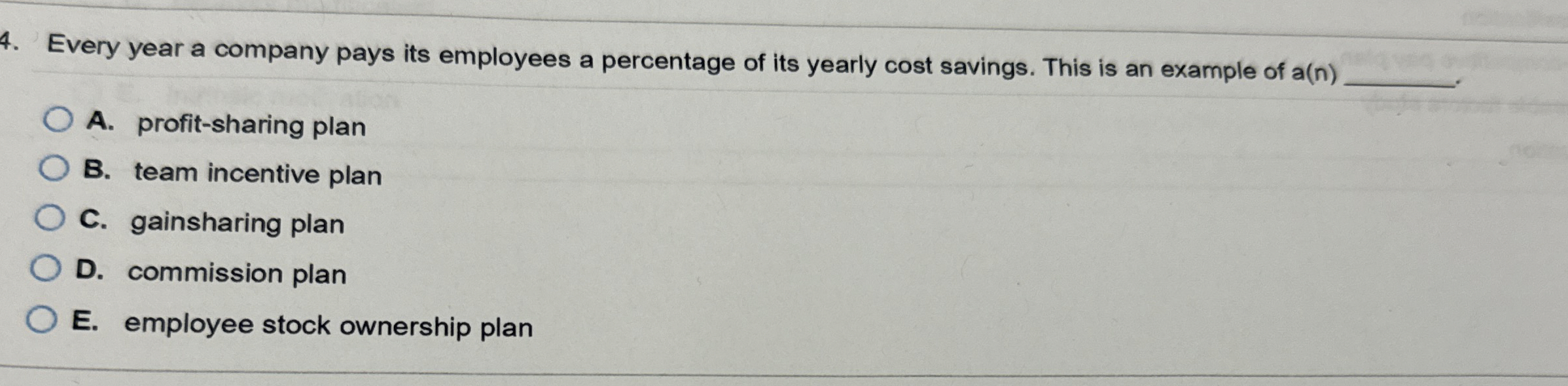 Every year a company pays its employees a