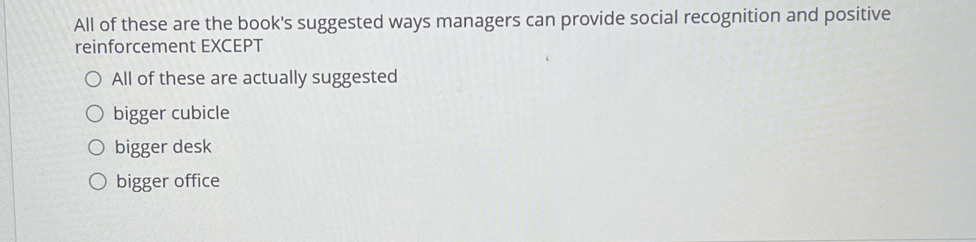 All of These are suggested ways managers can