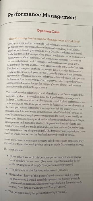 Please answer case discussion questions 4 & 5.