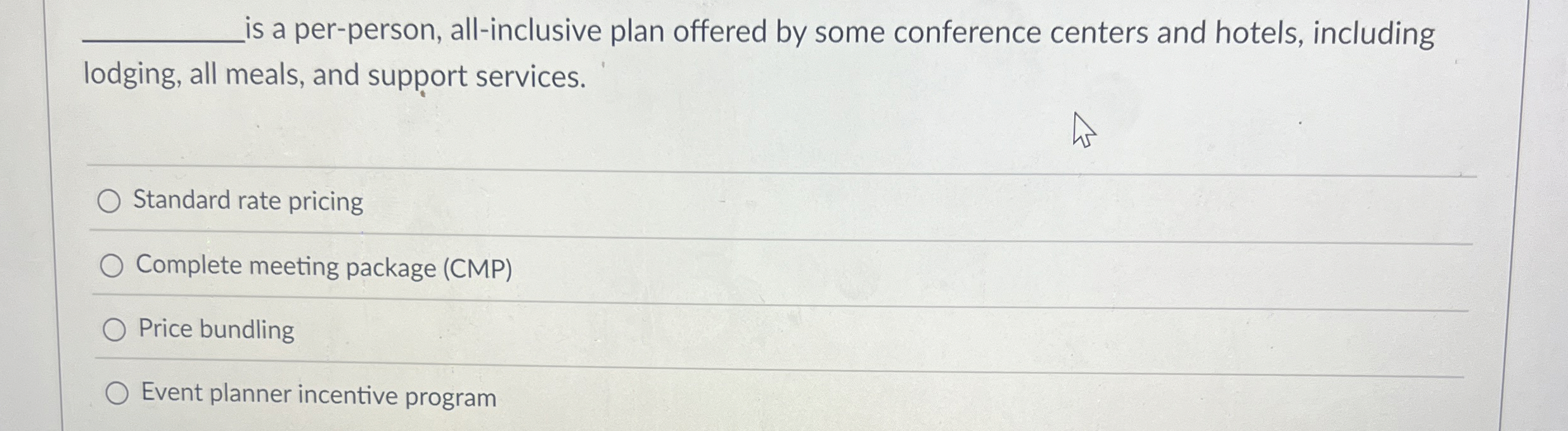 is a per - person, all - inclusive plan offered