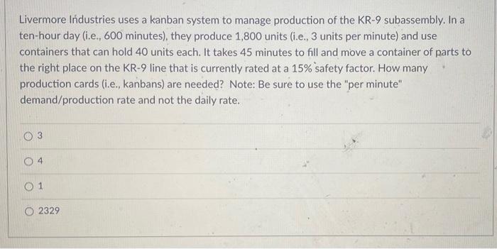 2 1 0 100 Week 3 4 400 400 0 0 Lead Time=1 week