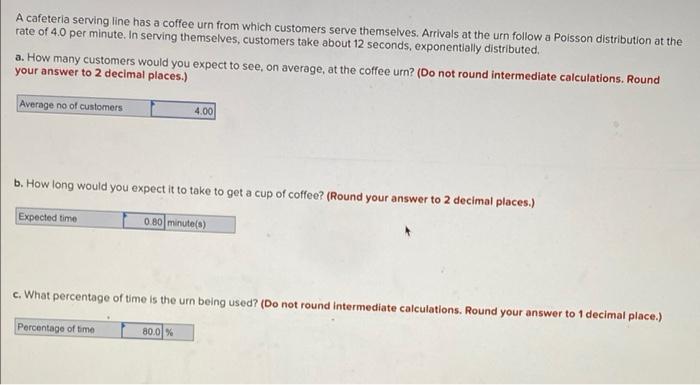 A cafeteria serving line has a coffee urn from
