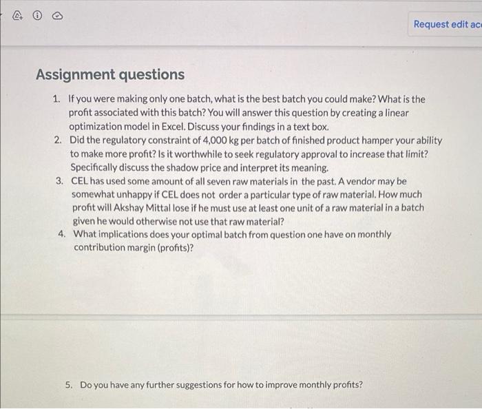 Project #4: Chandpur Enterprises Limited Creating