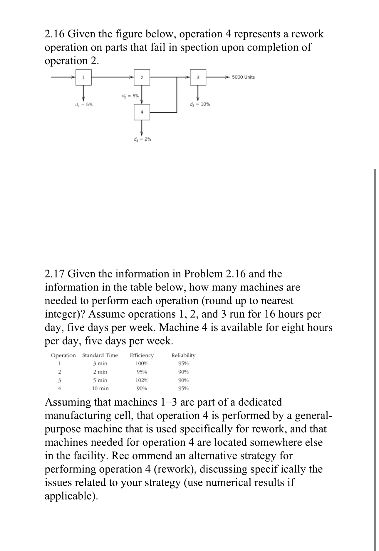 2 . 1 6 Given the figure below, operation 4