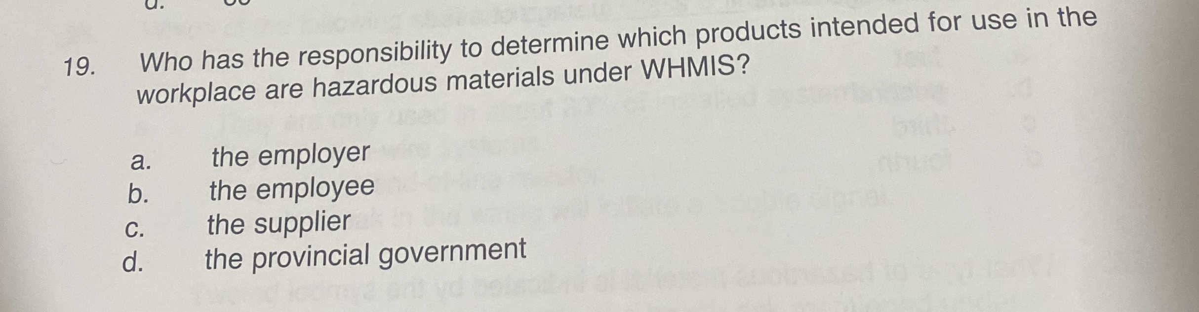 Who has the responsibility to determine which