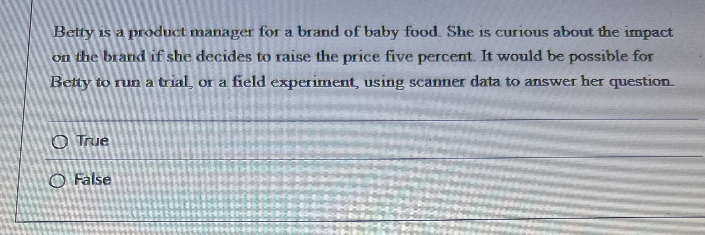 Betty is a product manager for a brand of baby