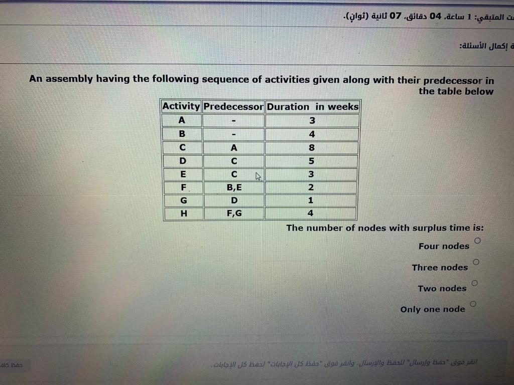 : 1 04 07 (). : An assembly having the following