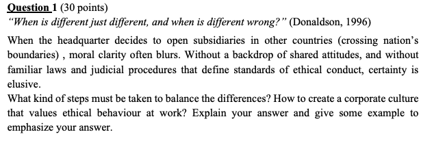 Cross cultural management. provide source