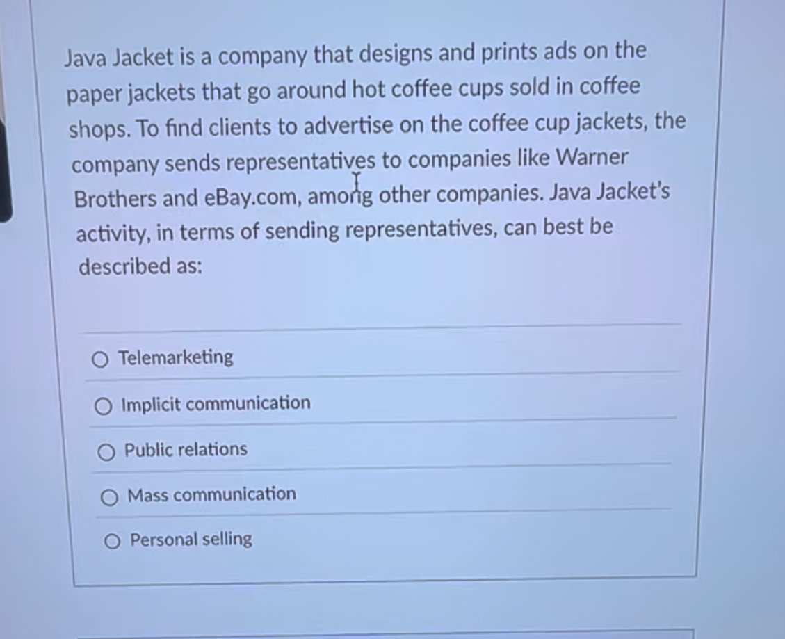 Java Jacket is a company that designs and prints