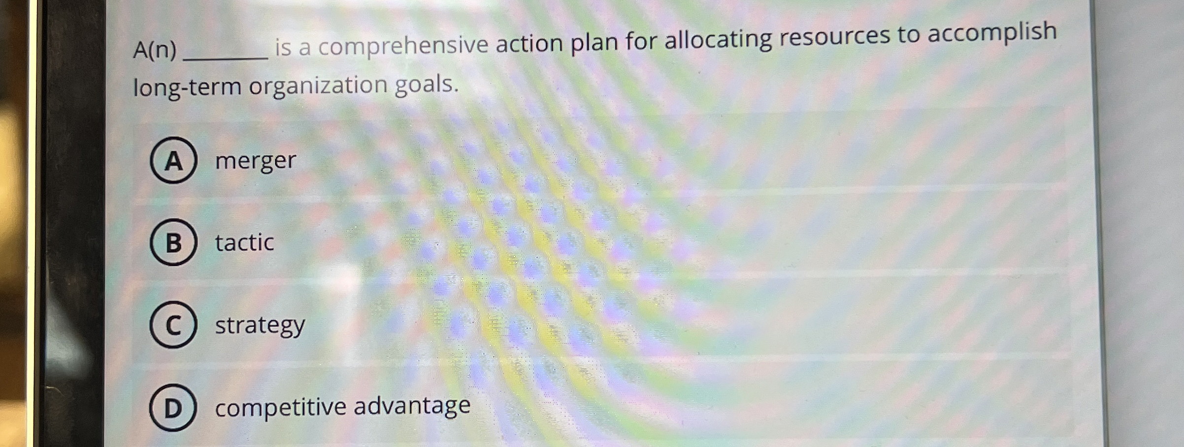 A ( n ) is a comprehensive action plan for