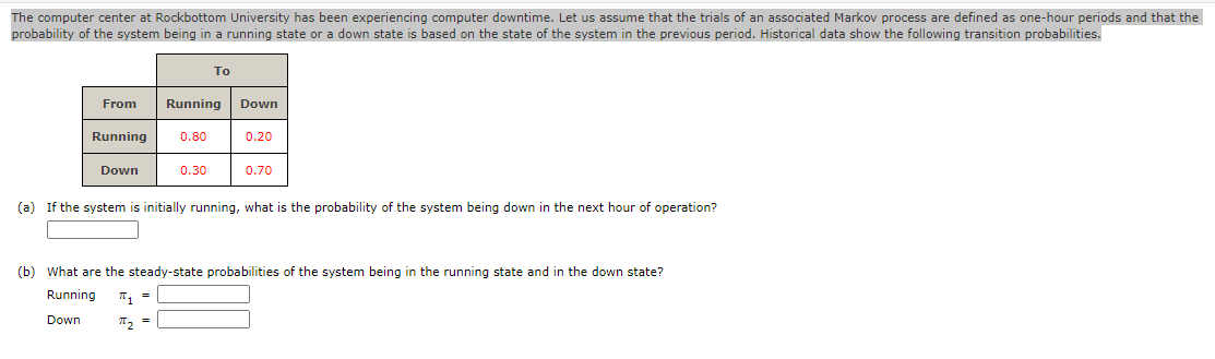 The computer center at Rockbottom University has