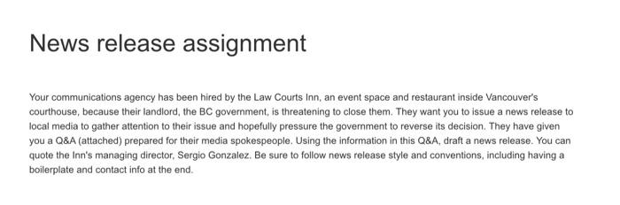 please provide answer asap! News release