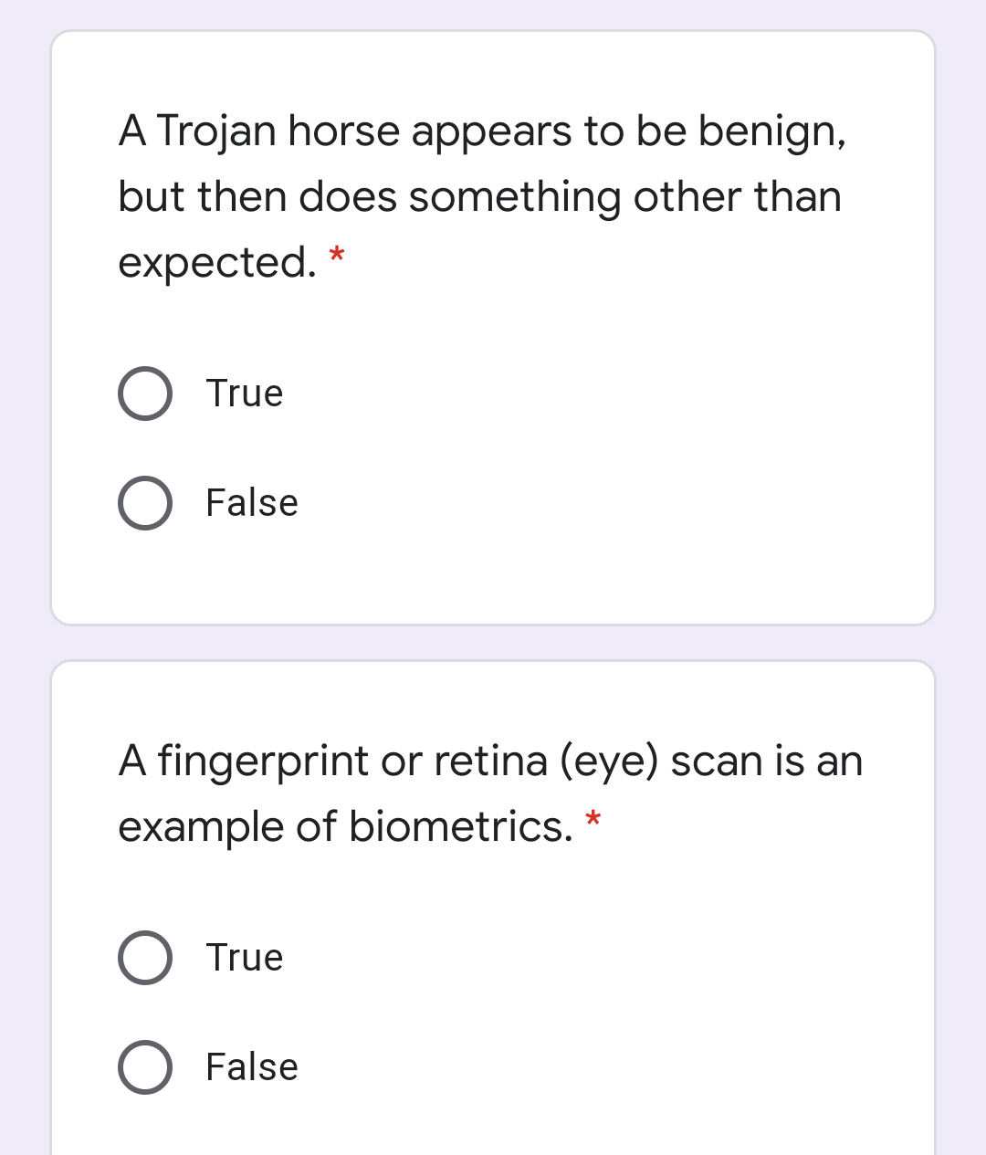 A Trojan horse appears to be benign, but then