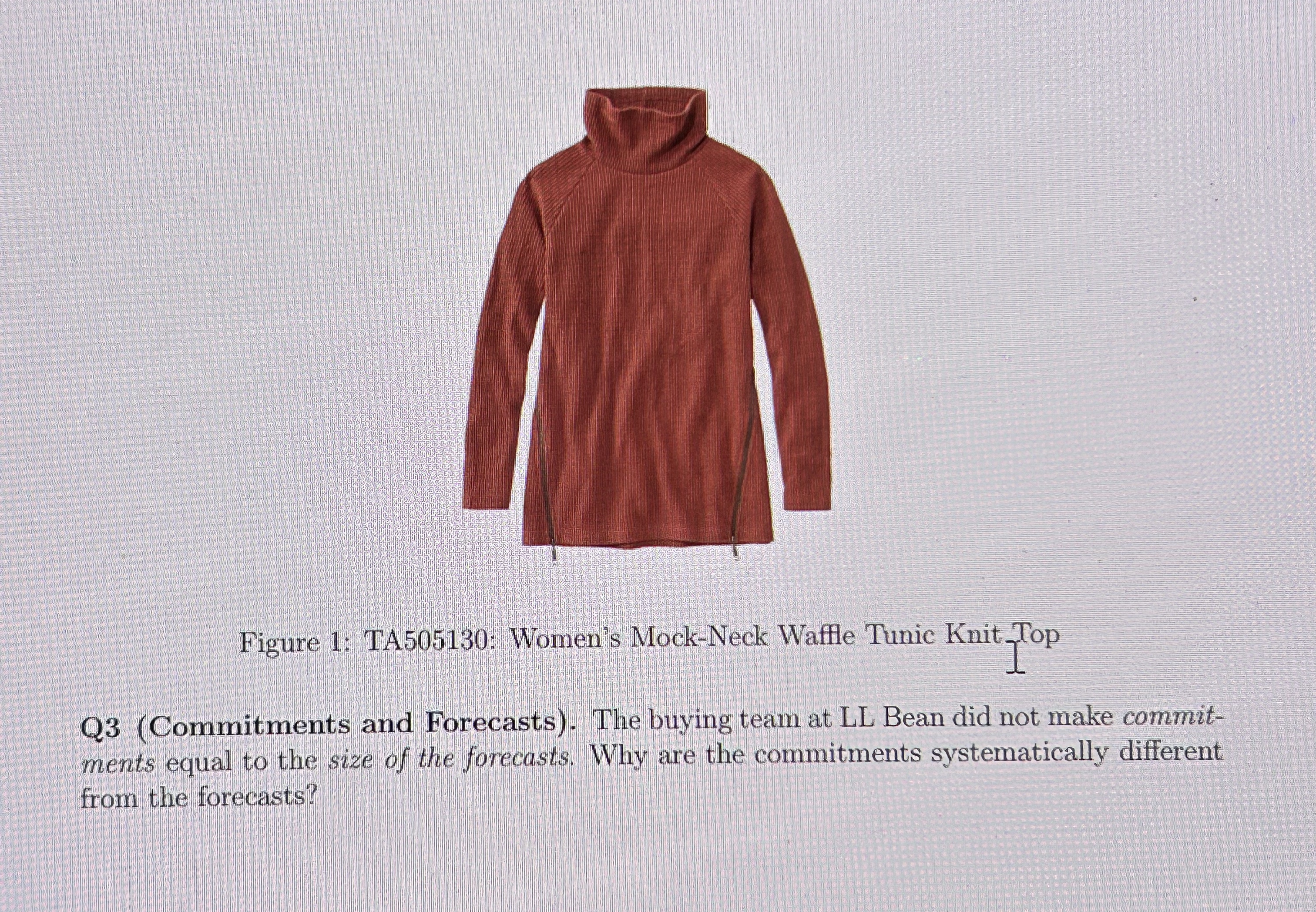 Figure 1 : TA 5 0 5 1 3 0 : Women's Mock - Neck