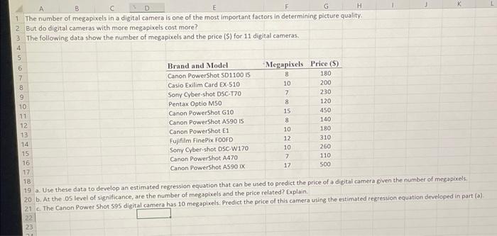 in excel K -NM A B D G H 1 The number of