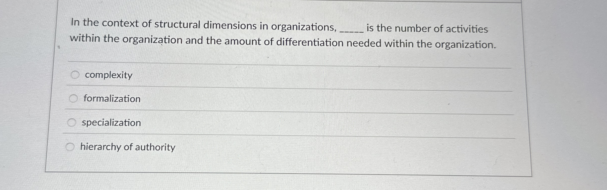 In the context of structural dimensions in