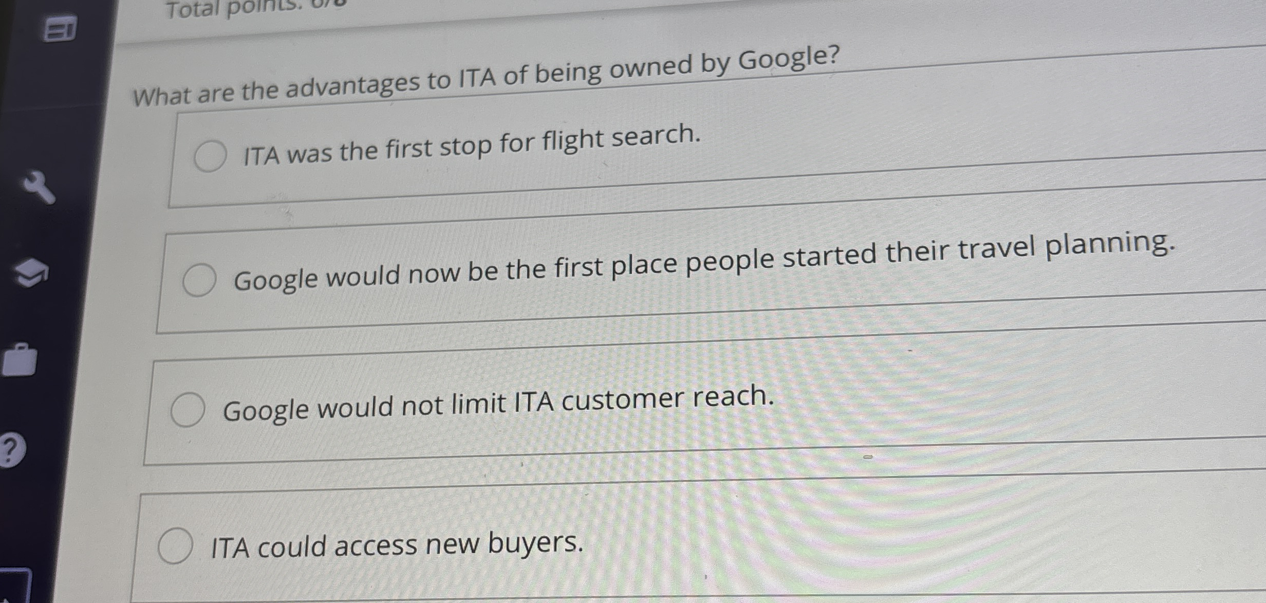 What are the advantages to ITA of being owned by