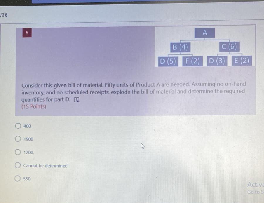 /21) un 5 A B (4) C (6) D (5) F (2) D (3) E (2)