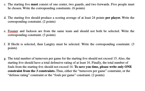 QUESTION 2: Binary Integer Programming Problem